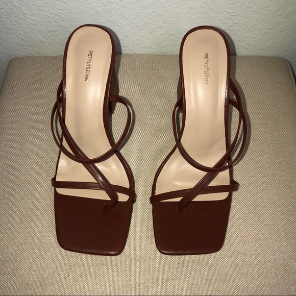❌SOLD❌PLT strappy block heels - Picture 1 of 4